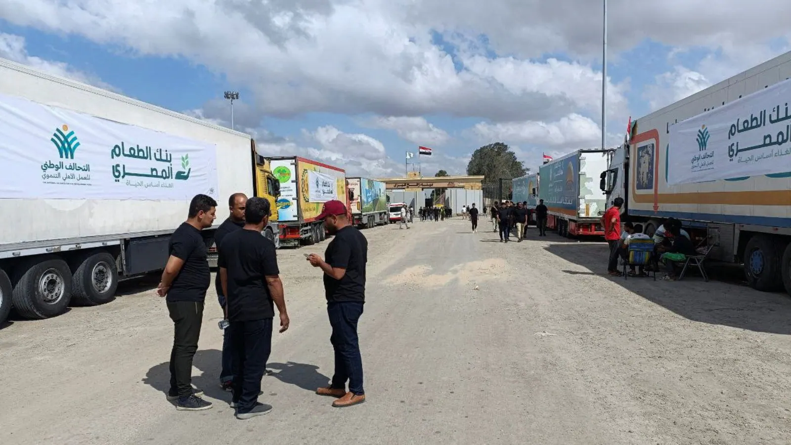 Egypt Gaza Rafah Crossing Opens Allowing Aid Trucks Amid Israeli